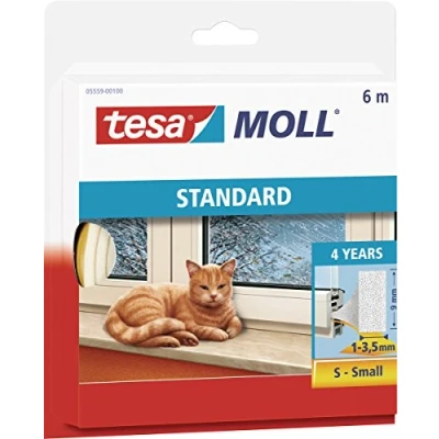 Afbeelding van Tesa 05559 00100 00 moll STANDARD I Profile, Wit, 6m
