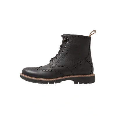 Afbeelding van Clarks Batcombe LORD Veterboots, Heren, Maat: 43, Noir Leer