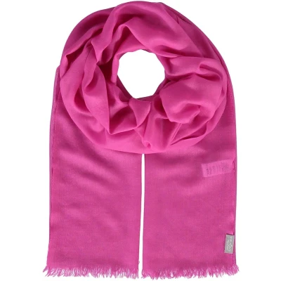 Afbeelding van Fraas Signature Stola Sjaal, Dames, Maat: One Size, Pink