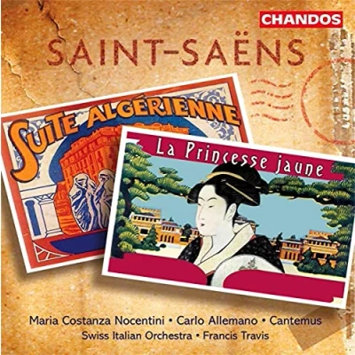 Afbeelding van Carlo Allemano, Cantemus, Swiss Italian Orchestra Saint Saens: La Princesse Jaune/Suite Algérienne (CD)