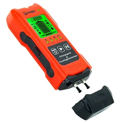 Afbeelding van SCHMIDT security tools CF 14 detectieapparaat: leidingzoeker, stroomlijnzoeker, kabelzoeker, metaaldetector, vochtmeter, wandscanner, balkzoeker