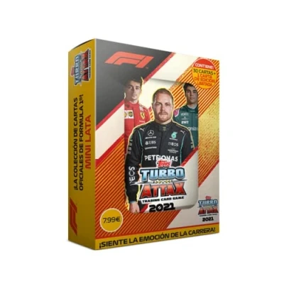 Afbeelding van Topps F1 Turbo Attax Verzamelkaarten, mini doosje