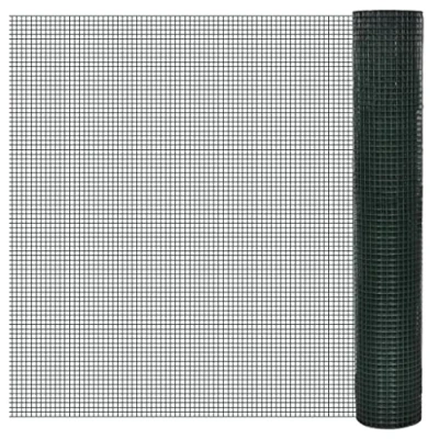 Afbeelding van vidaXL Gaas verzinkt 1 m x 10 / maaswijdte: 12 mm