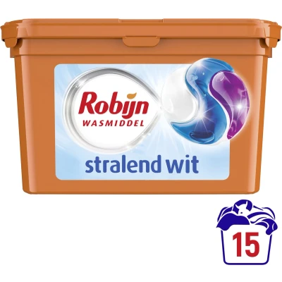 Afbeelding van Robijn Wasmiddel Capsules Stralend Wit 15 stuks