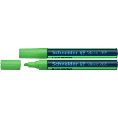 Afbeelding van Schneider krijtmarker Maxx 265 groen 2 stuks S 126511