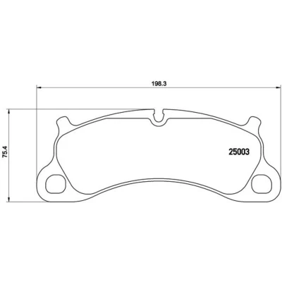 Afbeelding van Brembo Remblokset P 65 025