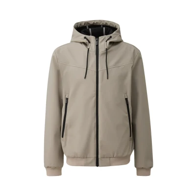 Afbeelding van QS Outdoorjas, Heren, Maat: Large, Sandstein