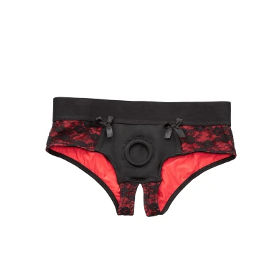Afbeelding van CalExotics Scandal Crotchless Set L/XL Strap On Harness Zwart