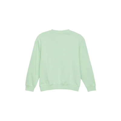 Afbeelding van s.Oliver MIT Frontprint Sweater voor kinderen, Maat: 134/140, Ozeangrün