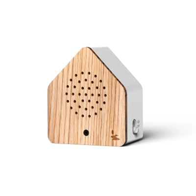 Afbeelding van Relaxound Satellitebox Wood Bewegingssensor Met Bosbeek Geluiden Oplaadbaar Forest Brook Eiken 4x7x7,7cm Nice thingZ