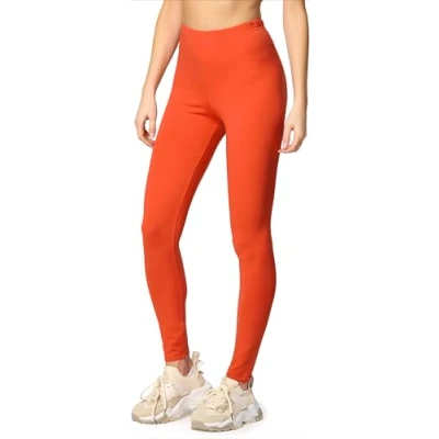 Afbeelding van Merry Style MS MS10 198 LE Dames Leggings Sport Vrijetijdsbroek Lang Katoen Sporbroek Yogabroek Roest L