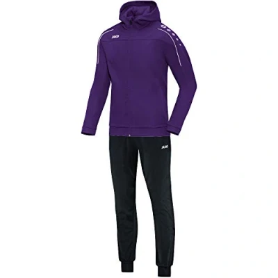 Afbeelding van JAKO Polyester Classico Trainingspak Met Capuchon, Uniseks Kind, Paars, 152