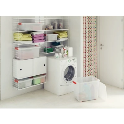 Afbeelding van Kis k latch opbergbox s met deksel 14 l transparant
