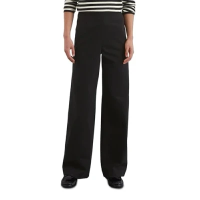 Afbeelding van Marc O&#039;Polo WIDE Fitted AT Waist WITH Darts Broek, Dames, Maat: 42, Black