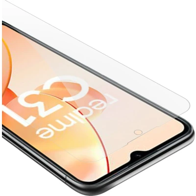 Afbeelding van Cadorabo Screenprotector geschikt voor Realme C31 Pantser film Beschermende in KRISTALHELDER Geharde (Tempered) display beschermglas 9H hardheid met 3D Touch