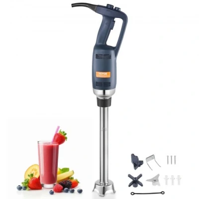 Afbeelding van VEVOR Commerciële staafmixer, 350 W, handmixer, staaf, 508 mm, draagbare mixer, traploos variabele snelheid, met lemmet van roestvrij staal, voor soep, saus, puree, levensmiddelen, crème
