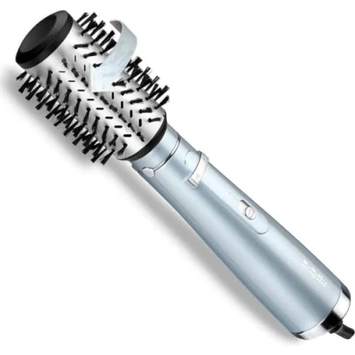 Afbeelding van BaByliss AS773E Hydro Fusion Föhnborstel voor Perfect, Zijdezacht en Pluisvrij Haar, Roterende Krulborstel (2 draairichtingen), Dubbel Ionisch Systeem, 50mm borstel [Airstyler]