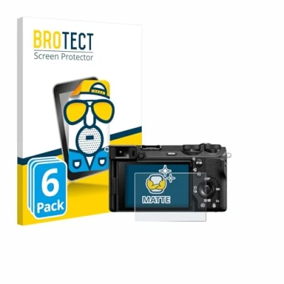 Afbeelding van BROTECT (6 Stuks) Antireflecterende Beschermfolie voor Sony Alpha 6700 Anti Glare Screen Protector, Mat, Ontspiegelend