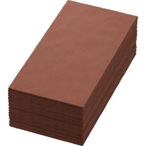 Afbeelding van 360x Duni Servet Airlaid 40cm chestnut 1/8 vouw