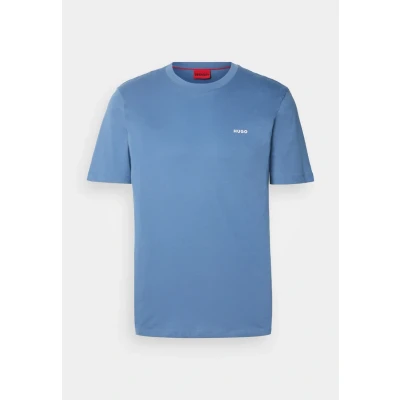 Afbeelding van HUGO DERO Tshirt basic, Heren, Maat: XS, Medium blue