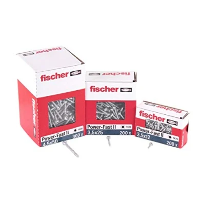 Afbeelding van Fischer Spaanplaatschroef 3.0x25mm Bolkop Verzinkt TX10 (200 stuks)