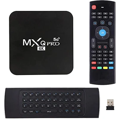 Afbeelding van MXQ PRO 5G mini draadloos toetsenbord Android 13.1 TV Box RAM 2GB ROM 16GB H.265 HD 3D Dual WiFi 2.4G/5.8G Quad Core Smart Home Set Top Player