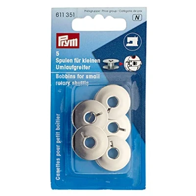Afbeelding van Prym metalen Spoelen (21,20 mm) voor kleine roterende shuttle 1 Stuk