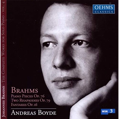 Afbeelding van Andreas Boyde Brahms: The Complete Works For Solo Piano Vol.4 (CD)