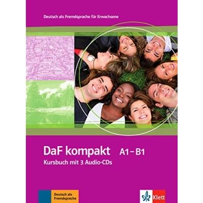 Afbeelding van DaF Kompakt Nivel A1 B1 Libro del alumno + 3 CD (Edición en un solo volumen): Kursbuch mit Audio CDs