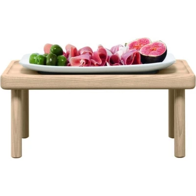 Afbeelding van L.S.A. Stilt Serveerplateau met Bord 35,5x24 cm Porselein Bruin