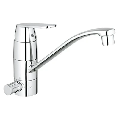 Afbeelding van Grohe Eurosmart Cosmopolitan 31161000 Keukenkraan, eenhandsmengkraan, platte uitloop, chroom