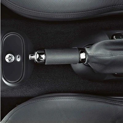 Afbeelding van Mini 34406774436 originele parkeerremgreep, zwart/chroomkleurig