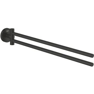 Afbeelding van Grohe essentials handdoekhouder 2 lids matte black 1024672430