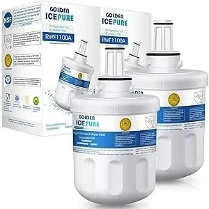 Afbeelding van GOLDEN ICEPURE Koelkast Waterfilter Vervanging voor Samsung DA29 00003F, 00003G, Aqua Pure Plus Hafin, 00003B, 00003A, DA97 06317A, RFC1100A, 2 stuks RWF1100A (factuur beschikbaar)