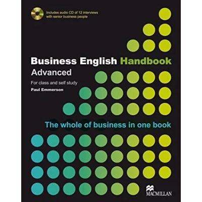 Afbeelding van business English Handbook mit CD: Advanced The whole of in one Book / Student’s with Audio CD