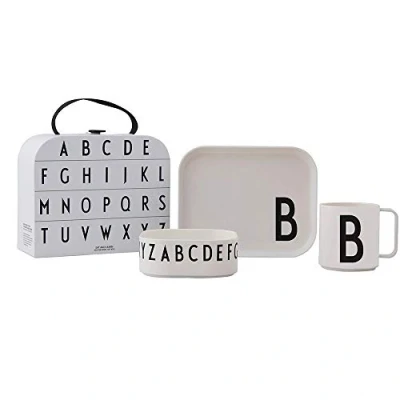 Afbeelding van Design Letters kinderservies set B