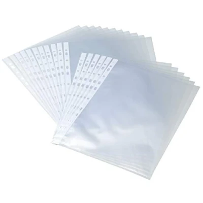 Afbeelding van Brochurehoezen A4, 100 stuks, transparant, Bantex Budget, 400105682