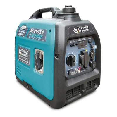 Afbeelding van Könner &amp; Söhnen KS 2100i S Inverter generator benzine 2000 W, veiligheidsstopcontact 230 V, 2 USB poorten, LED display, ECO modus, koperen wikkelingen, EURO V.