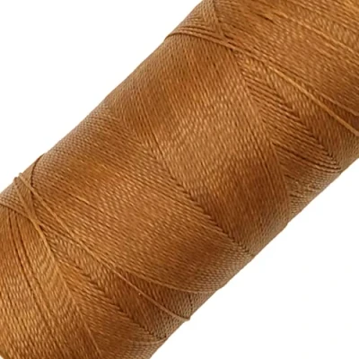 Afbeelding van LINHASITA Gewaxt garen, 100 gr/360 meter, 0,5 mm dik polyester, macramé, 30 kleuren, lichtbruin