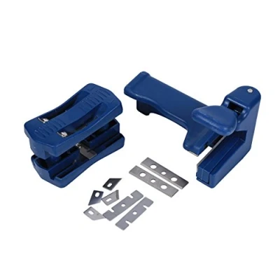 Afbeelding van Kantenverlijmer trimmer mini kunststof pvc multiplex melamine hout kantenband snijder handmatige houtbewerking tool timmerman hardware