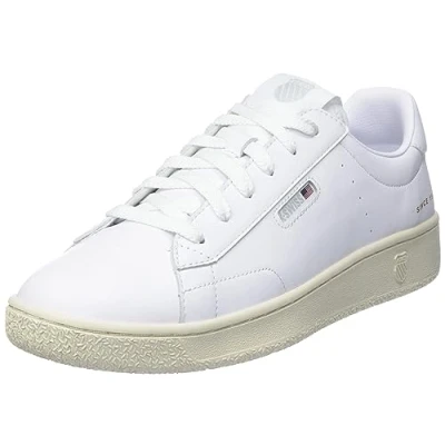 Afbeelding van K Swiss Slammklub CC Sneakers voor heren, WHT/WHT/Vintage, 39,5 EU, Wht Vintage, 39.5 EU