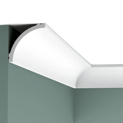 Afbeelding van Kroonlijst Orac Decor CB524 BASIXX plafondlijst sierlijst lijstwerk tijdeloos klassieke stijl wit 2 m