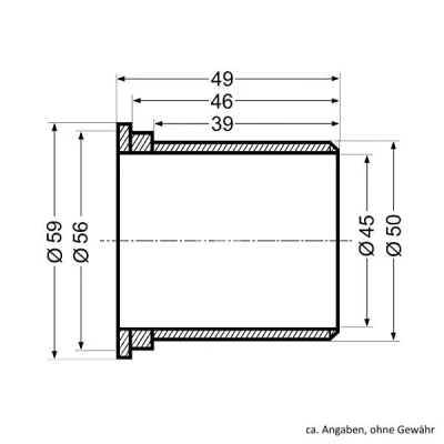 Afbeelding van Knott Glijlager KF13 t/m KF20 stift 45 mm