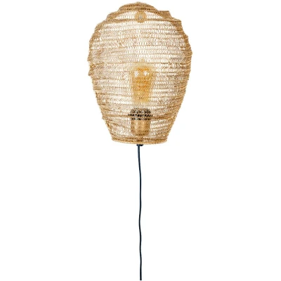 Afbeelding van Puur Mysen wandlamp 31x24x12 cm messing IJzer