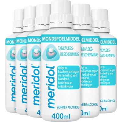 Afbeelding van 6x Meridol Tandvlees Mondspoeling 400 ml