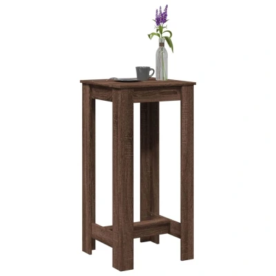 Afbeelding van vidaXL Bartafel 51x50x103,5 cm bewerkt hout bruin eikenkleurig