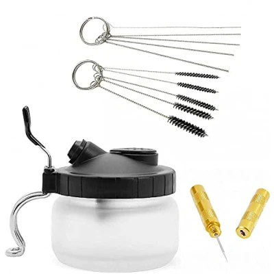 Afbeelding van ABEST Set van 4 airbrush reinigingsset met reinigingsborstel