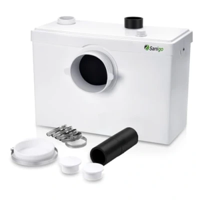 Afbeelding van Sanigo600 Hefsysteem Afvalwaterpomp vuilwaterpomp voor huishoudelijk gebruik WC, douche, wastafel 600W Krachtig