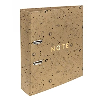 Afbeelding van Interdruk Ordner A4 75 mm Naturel Bruin Kraft Galaxy