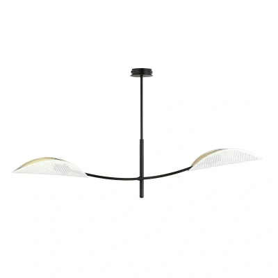 Afbeelding van Emibig Hanglamp Lotus 2 Wit/Goud 102 cm